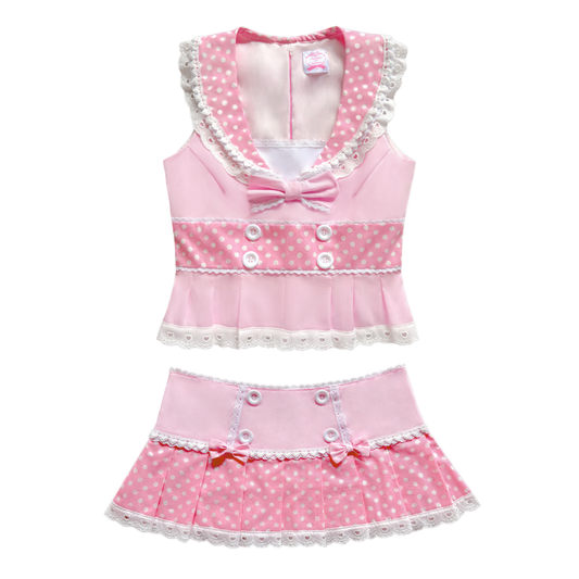 [Preorder] Bubblegum Sailorette Set in Pink