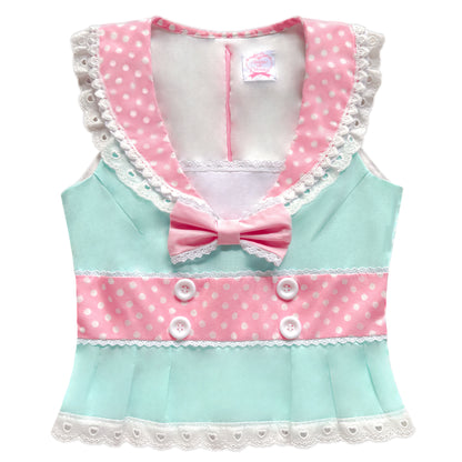 [Preorder] Bubblegum Sailorette Top in Mint