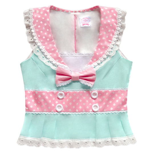 [Preorder] Bubblegum Sailorette Top in Mint