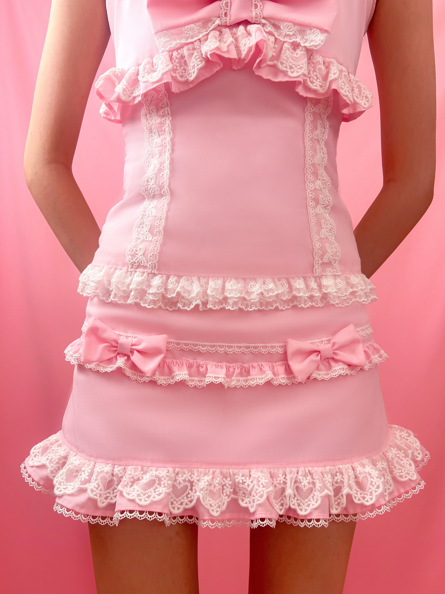 [Preorder] Sugar Sweet Dolly Skirt in Pink