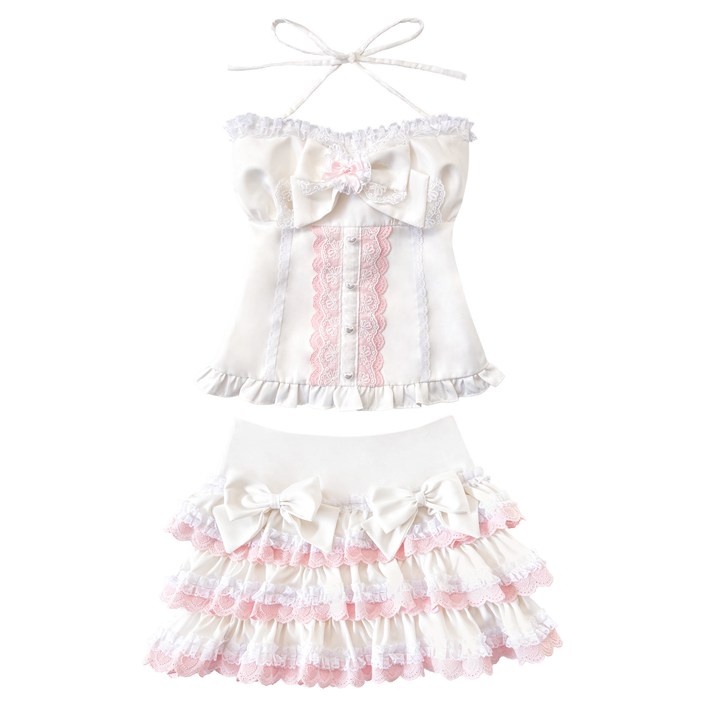 [Preorder] Sugar Swirl Princess Set in White Sugar
