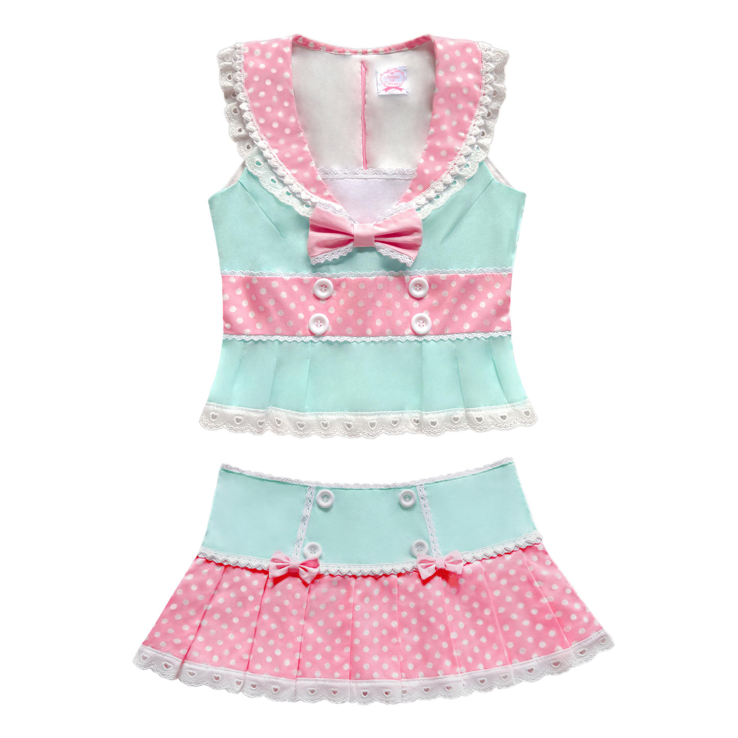 [Preorder] Bubblegum Sailorette Set in Mint