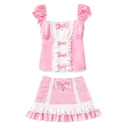 [Preorder] Strawberry Seraphina Set in Pink