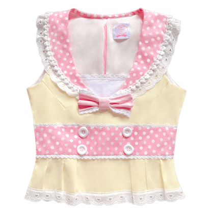 [Preorder] Bubblegum Sailorette Top in Yellow