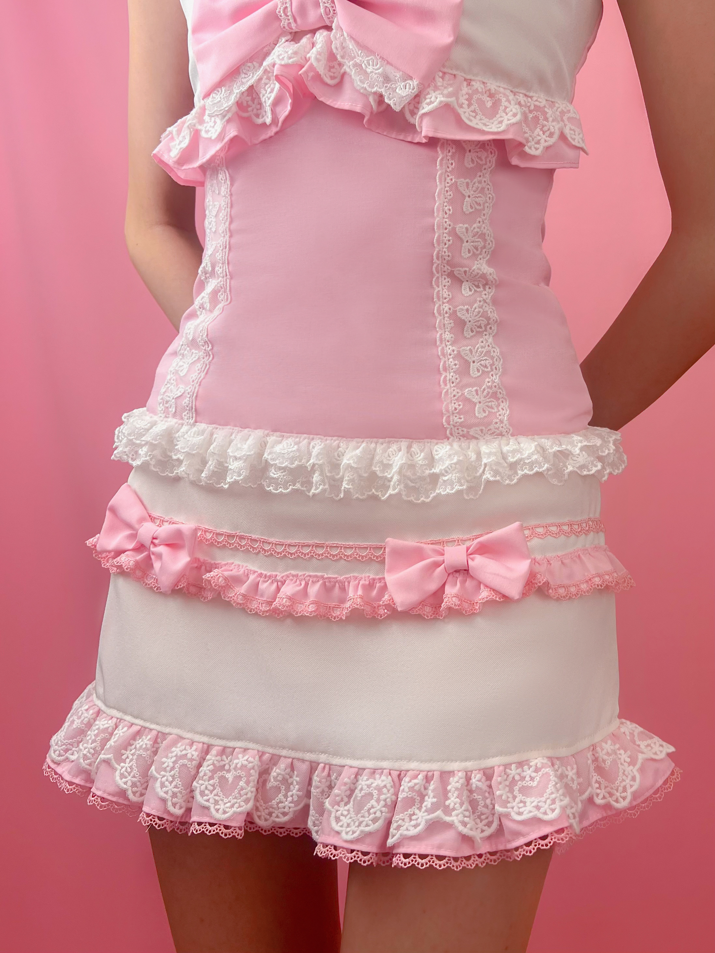 [Preorder] Sugar Sweet Dolly Skirt in White