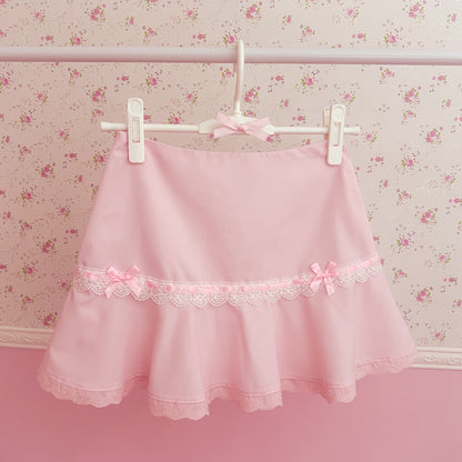 [Preorder] Dollish Darling Skirt in Pink