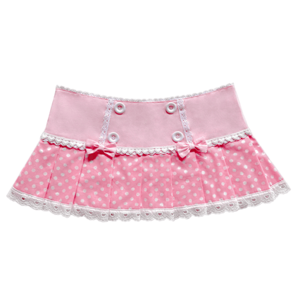 [Preorder] Bubblegum Sailorette Skirt in Pink