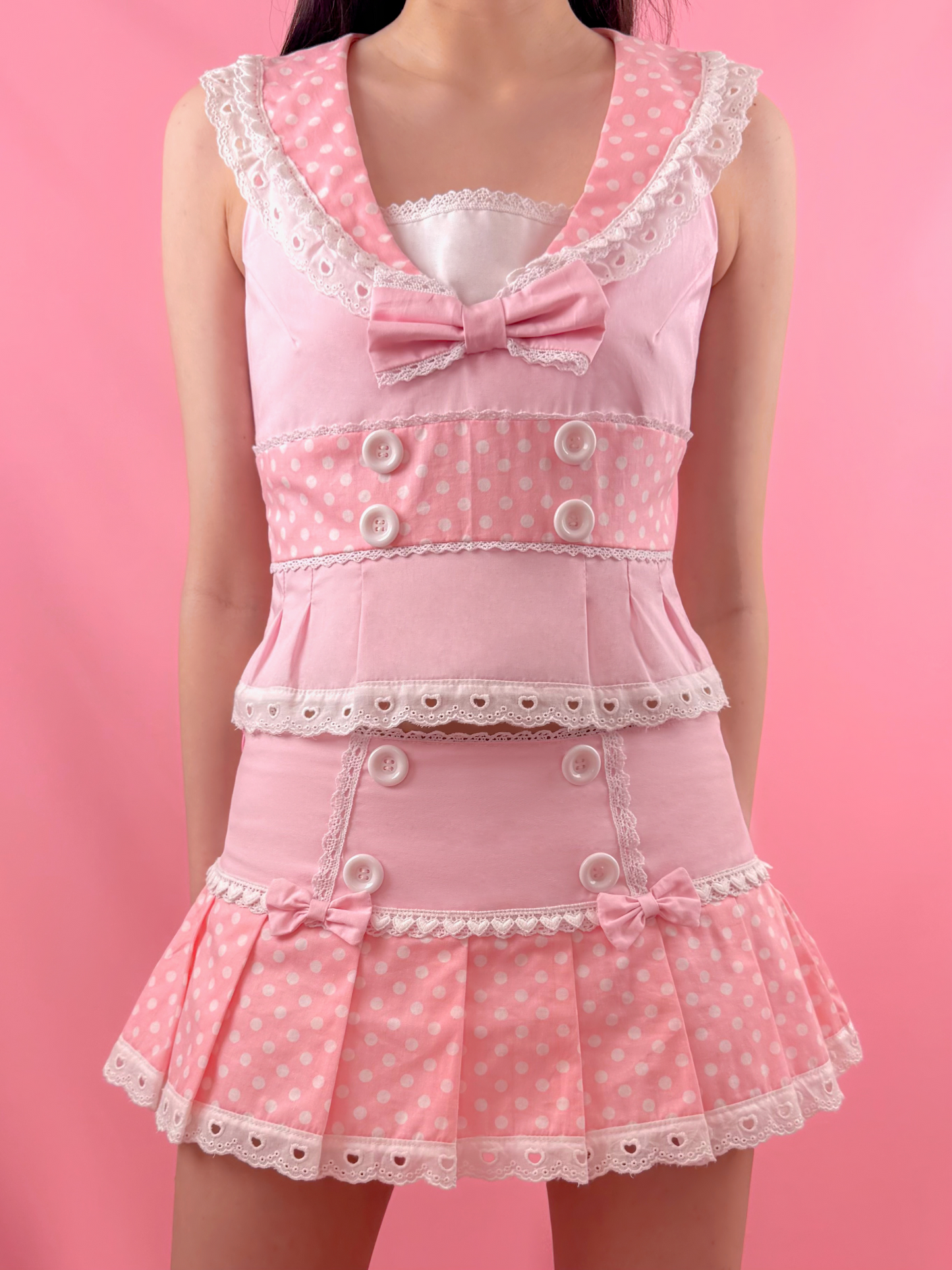 [Preorder] Bubblegum Sailorette Set in Pink