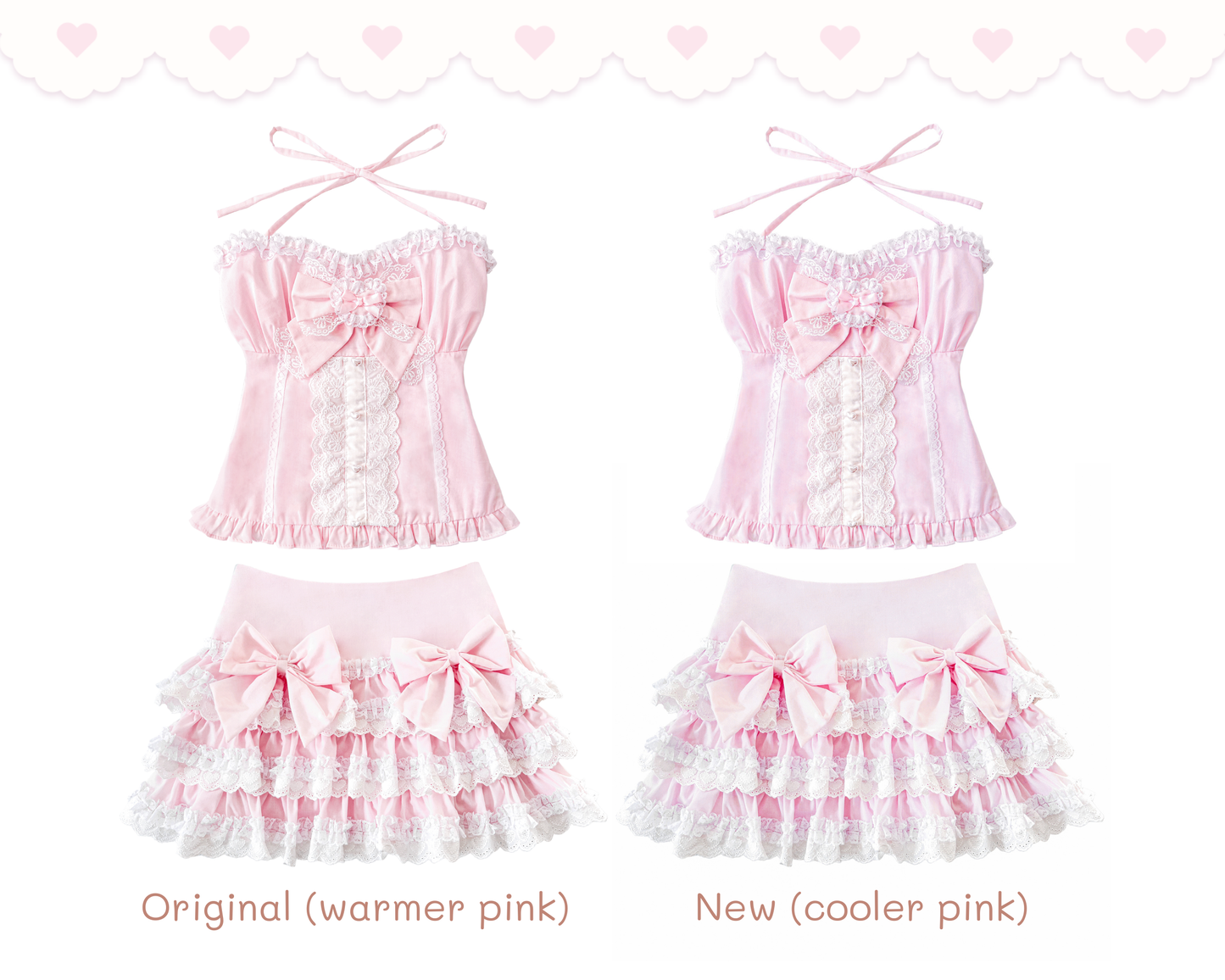 [Preorder] Sugar Swirl Princess Skirt in Pink Sugar