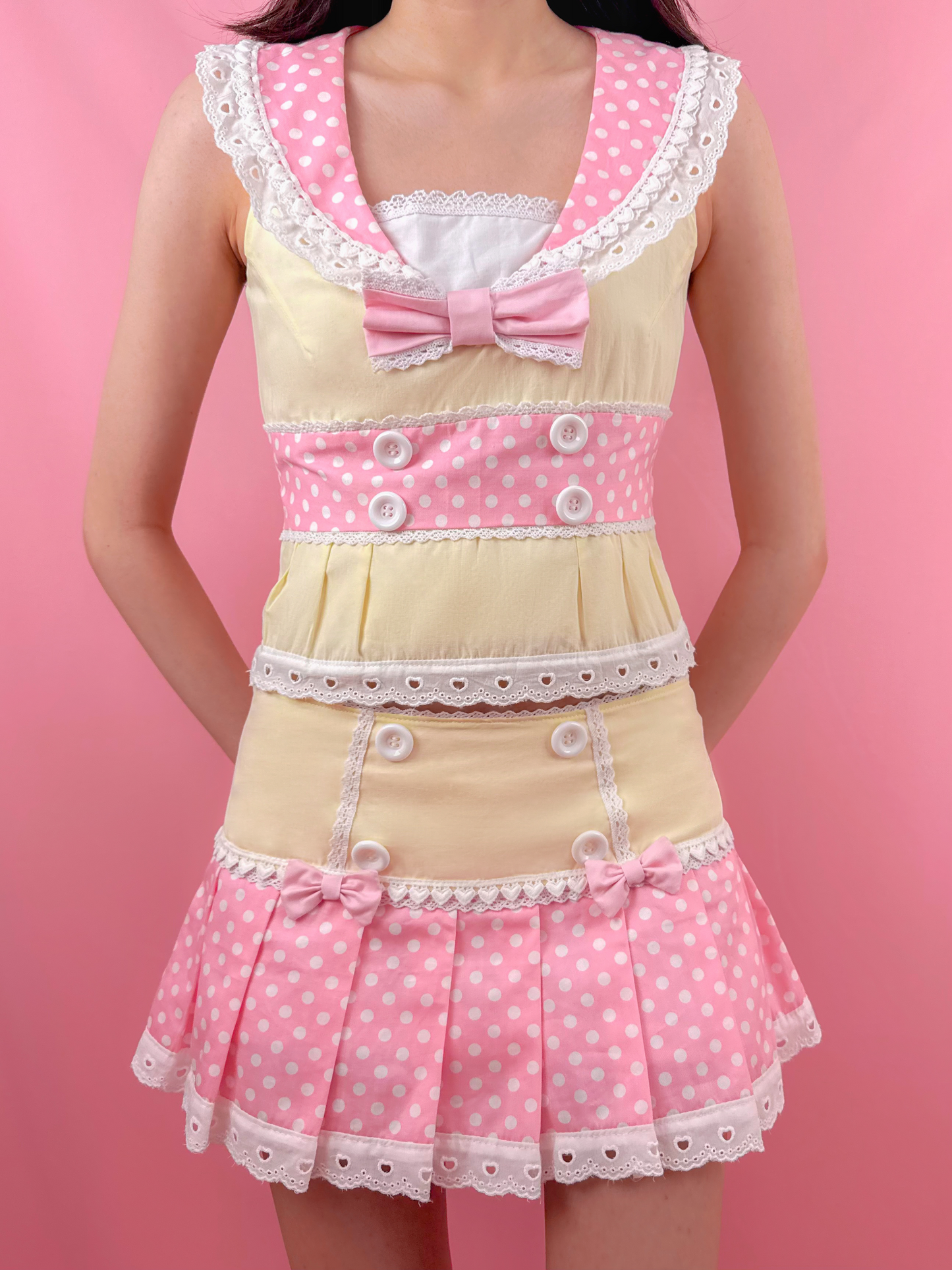 [Preorder] Bubblegum Sailorette Set in Yellow