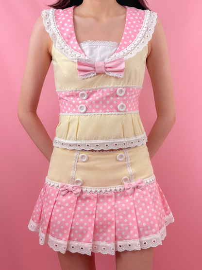 [Preorder] Bubblegum Sailorette Set in Yellow