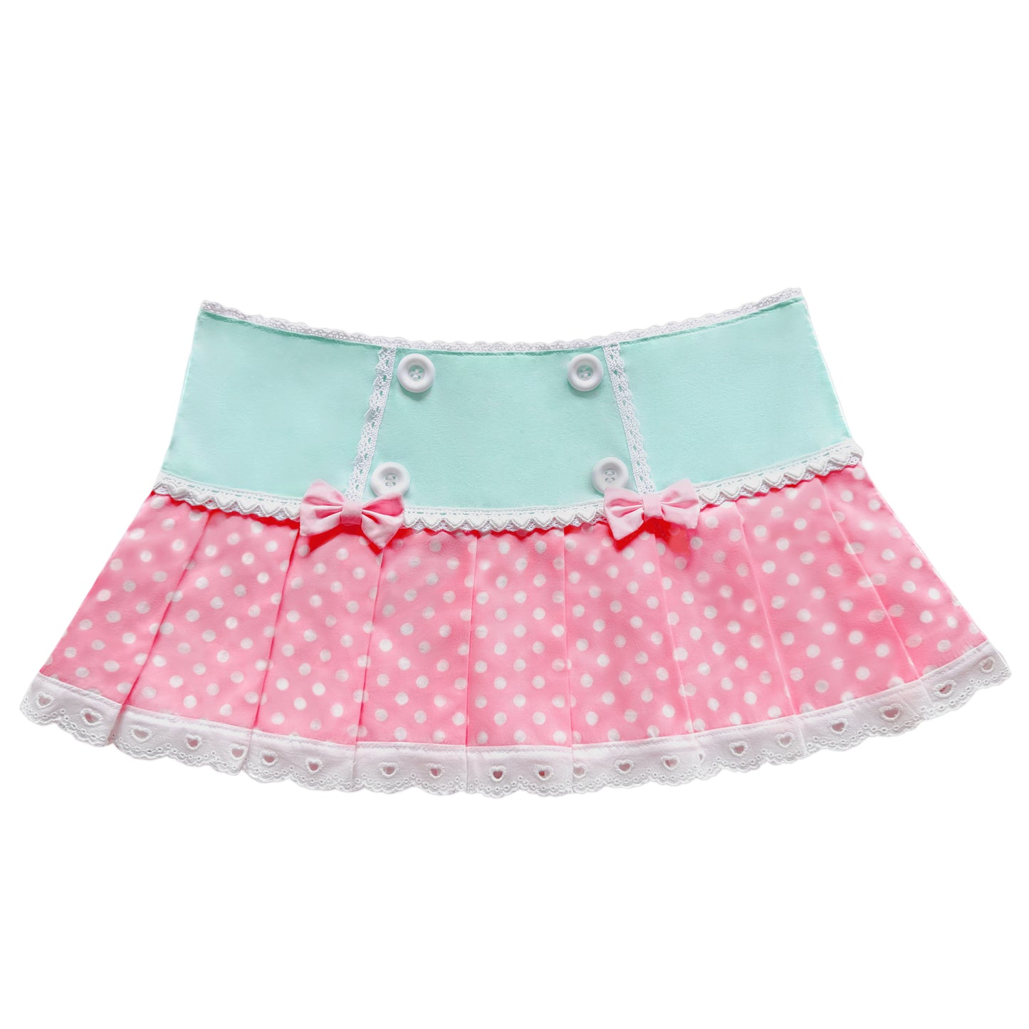 [Preorder] Bubblegum Sailorette Skirt in Mint