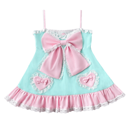 [Preorder] Swooning in Sweetness Babydoll Top in Mint