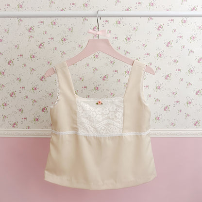 [Preorder] Angel in Bloom Top in Beige