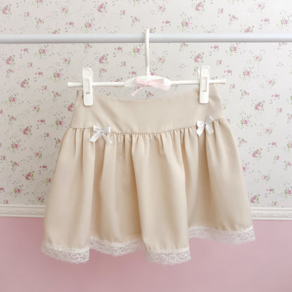 [Preorder] Angel in Bloom Skirt in Beige