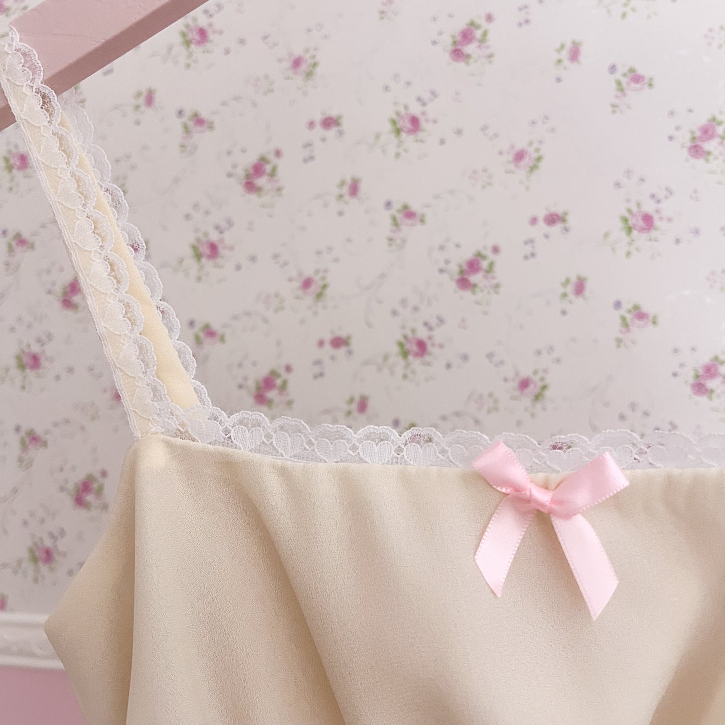 [Preorder] Macaron Sweetheart Babydoll Top in Buttercream