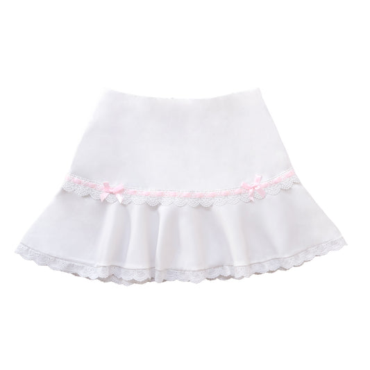 [Preorder] Dollish Darling Skirt in White