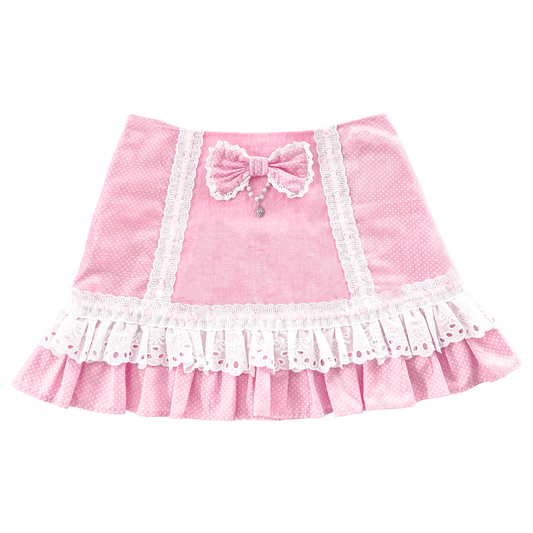 [Preorder] Strawberry Seraphina Skirt in Pink