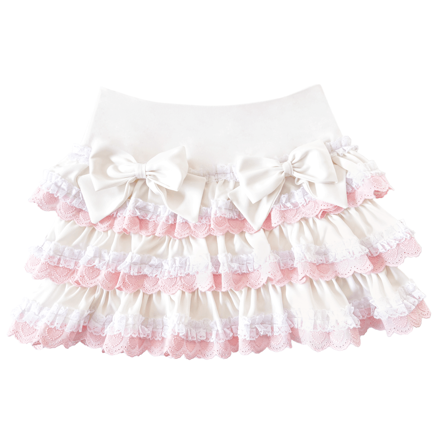 [Preorder] Sugar Swirl Princess Skirt in White Sugar