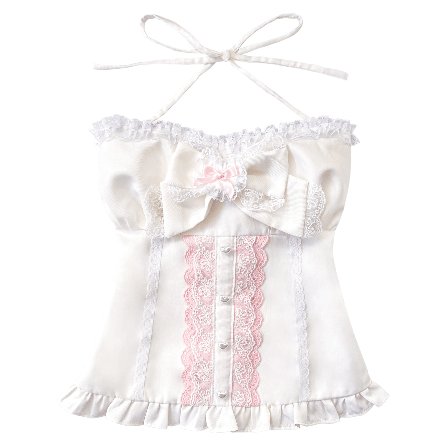 [Preorder] Sugar Swirl Princess Top in White Sugar